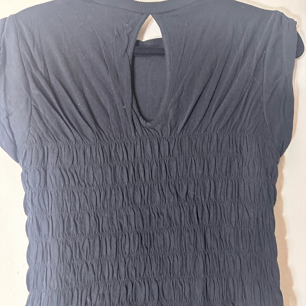Urban outfitters Tatum smocked mini dress NWT grunge goth size M - Picture 12 of 14